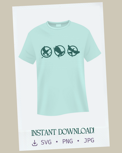The Hunger Games Digital Design Elements | PNG, JPG, and SVG files