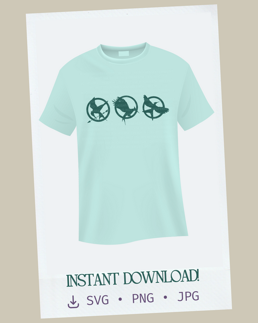 The Hunger Games Digital Design Elements | PNG, JPG, and SVG files