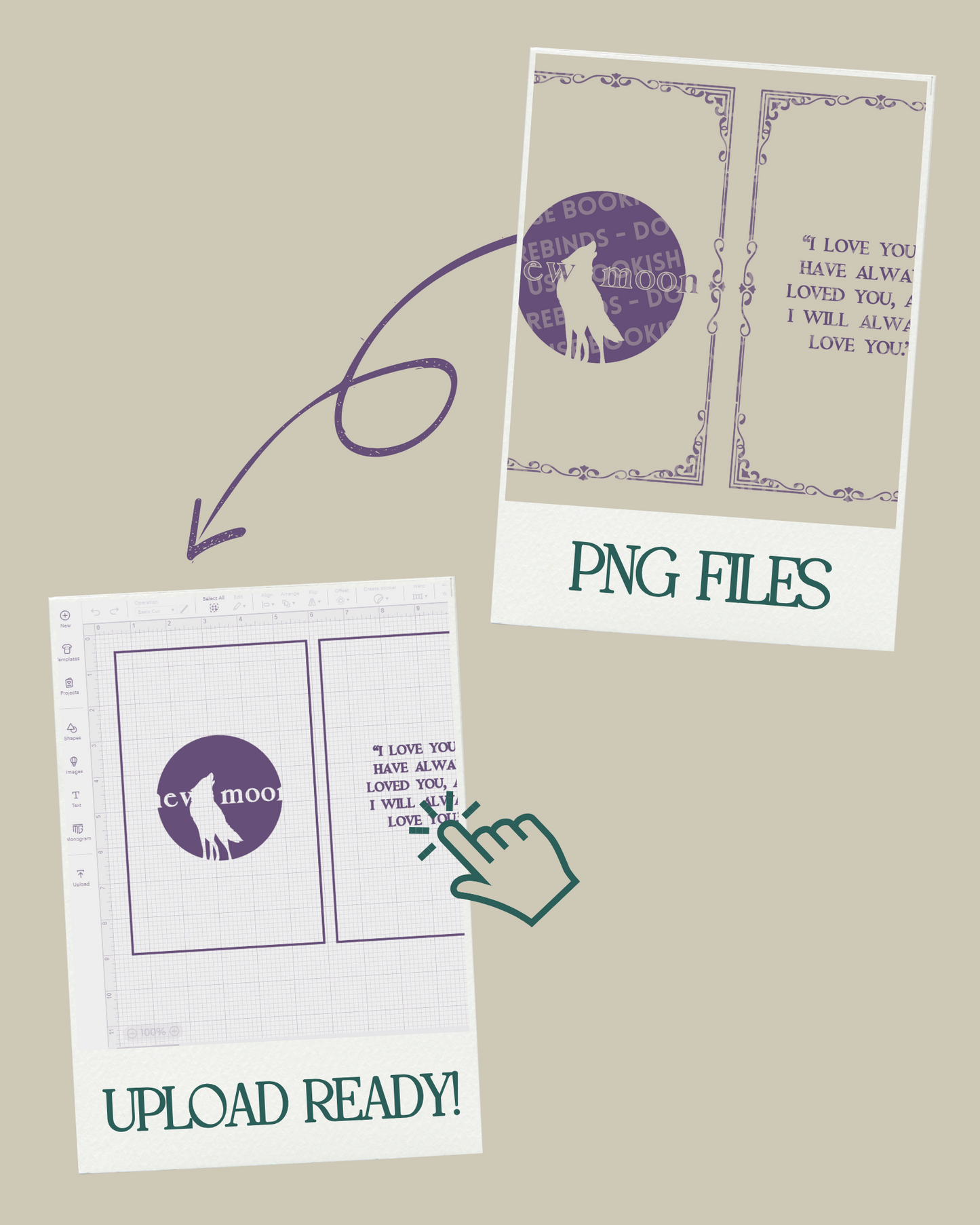 The Twilight Saga | Digital Rebind Designs | PNG FILES ONLY