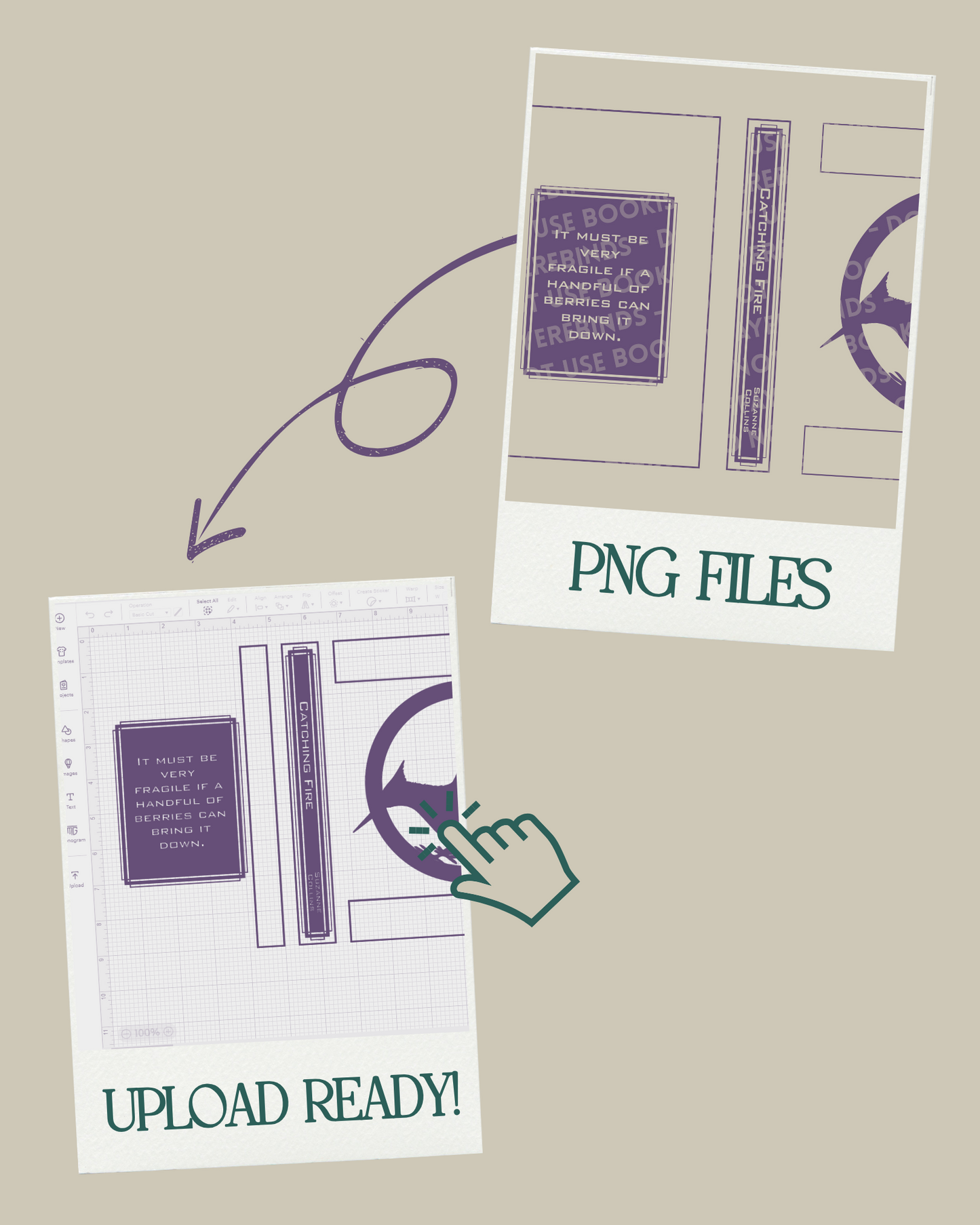 The Hunger Games Series | Digital Rebind Designs | PNG FILES ONLY